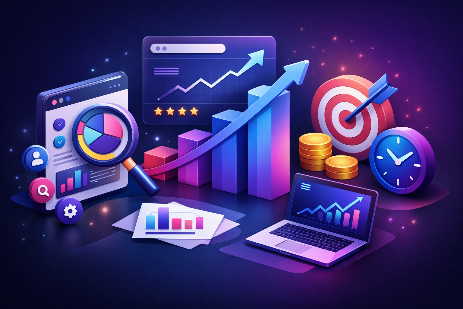 Futuristic 3D illustration representing our pricing plans