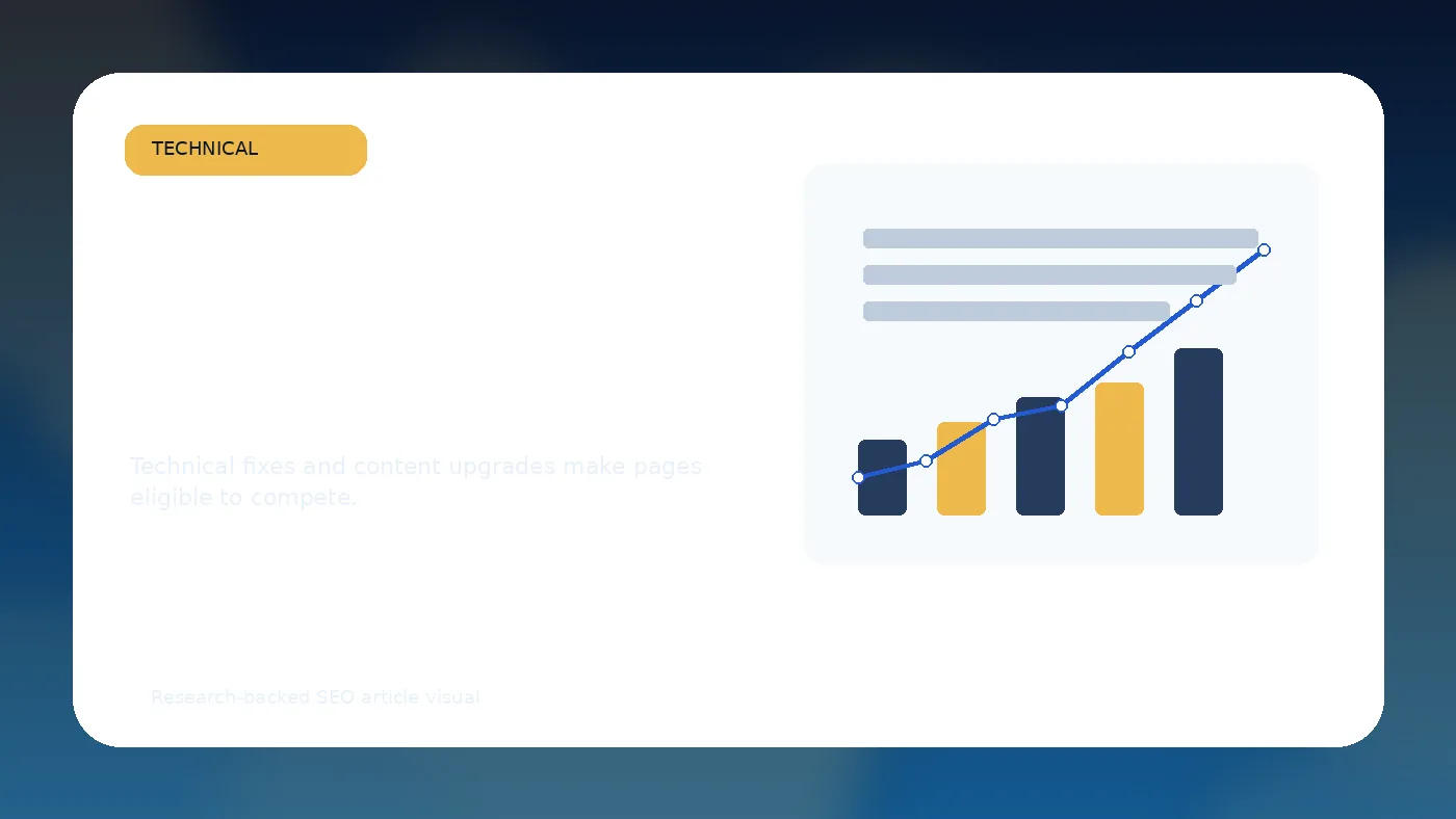 Technical SEO and content upgrade execution for Best SEO Techniques to Rank #1 on Google Fast