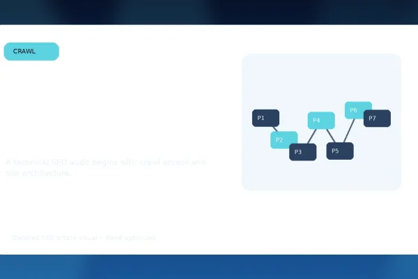 Technical SEO crawl and site architecture map for a complete technical SEO checklist