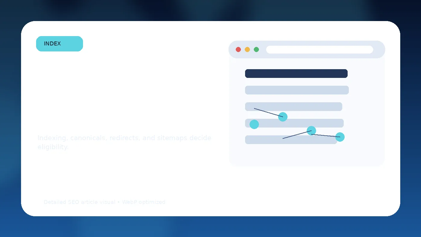 Indexing and canonical audit workflow for a complete technical SEO checklist