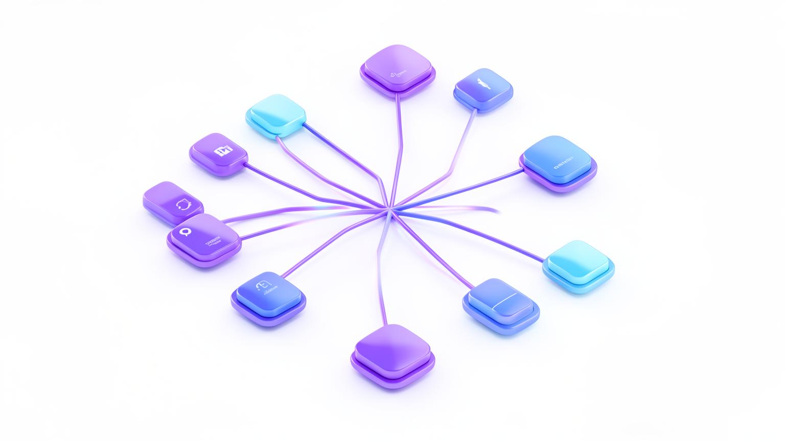 Ecommerce site architecture: categories branching into product pages