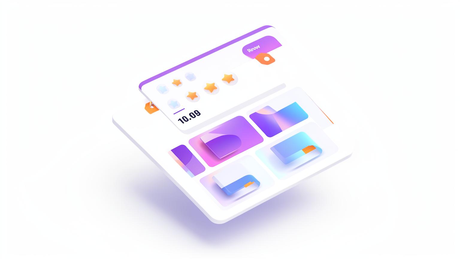 Optimised product detail page with reviews, price and image gallery