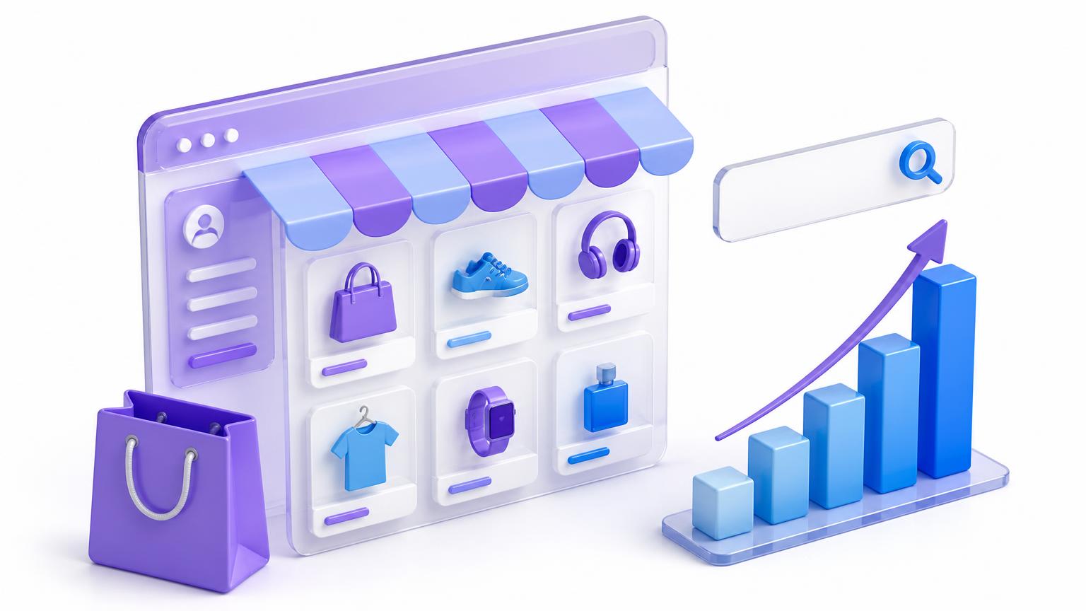 Shopify store with rising organic search rankings