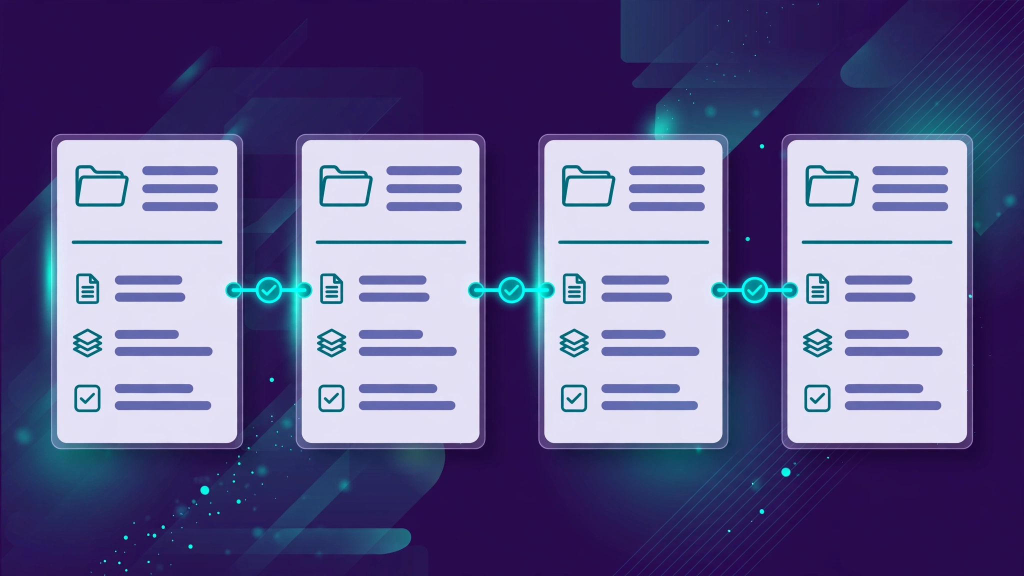 Matching directory listing cards linked together showing consistent business name, address, and phone information for franchise SEO.